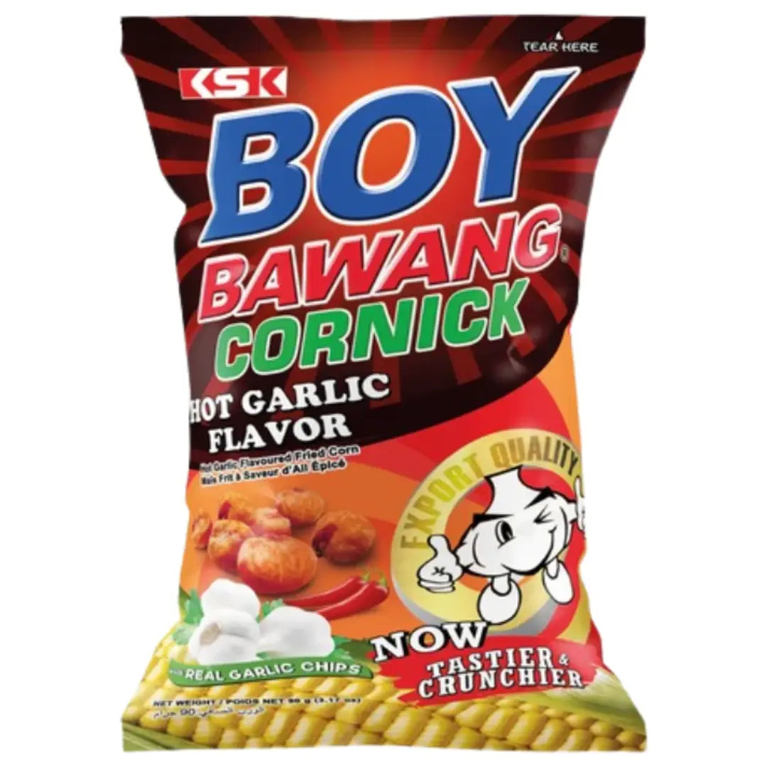 Boy Bawang Corn Snack Hot Garlic Flavor 90g Product vendor