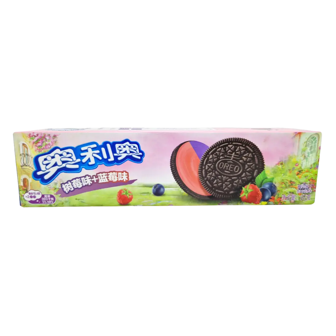 Oreo Double Fruit Blueberry & Raspberry China 97g Product vendor