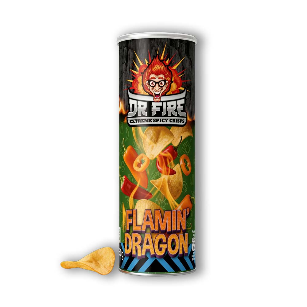 Dr. Fire Crisps Flamin' Dragon 80g