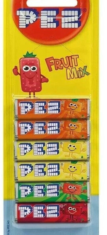 Pez 6-pak Fruit 51 g