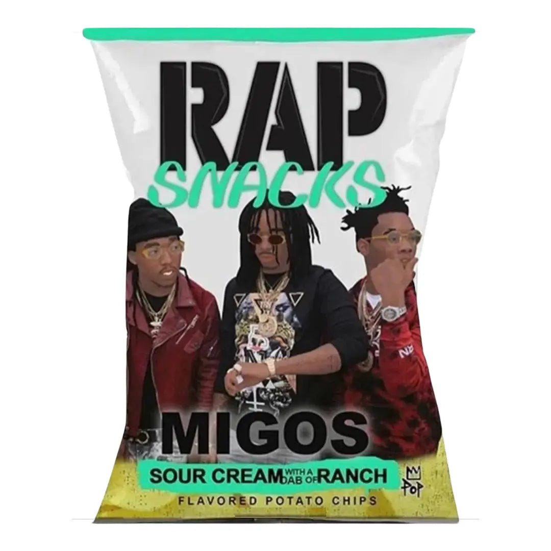 Rap Snacks Migos Sour Cream Ranch Chips 71g Product vendor