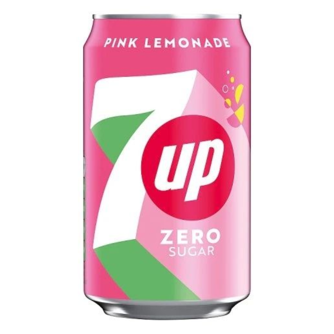 7UP Pink Lemonade Zero Sugar 330ml