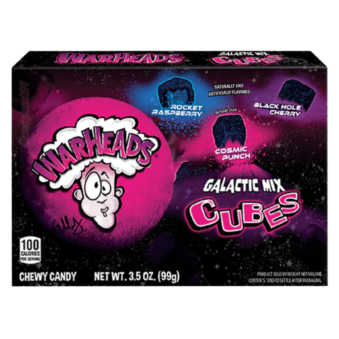 Warheads Galactic Cubes Theatre Box 99g Product vendor