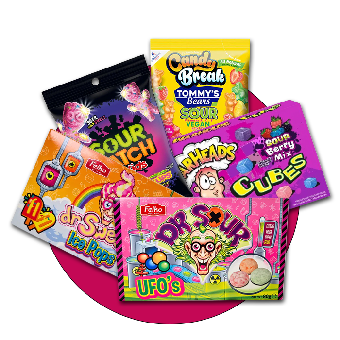 bonbons gélifiés aux fruits