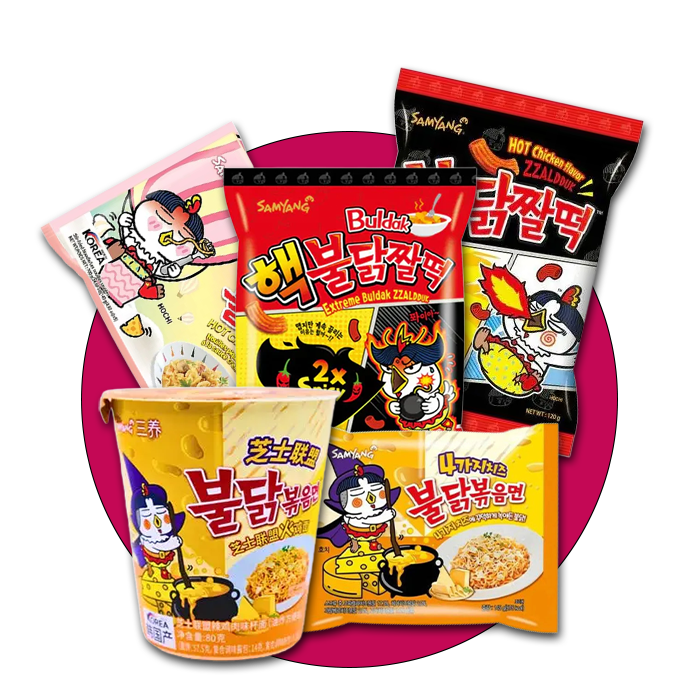 Instant Nudeln, Noodles, findest du online auf KingCans.de - Verschiedene Nudelsorten von Samyang und mehr