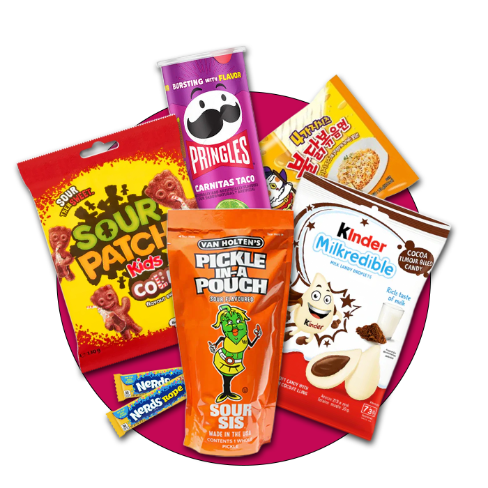 TikTok Trend Produkte wie Snacks, Sweets und Drinks jetzt bei KingCans entdecken.