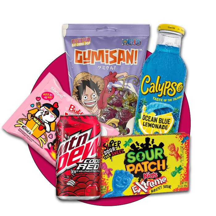 Trends Snacks für faire Preise online bei KingCans Online Kiosk - Aktuelle Trend-Süßigkeiten und Snacks günstig kaufen