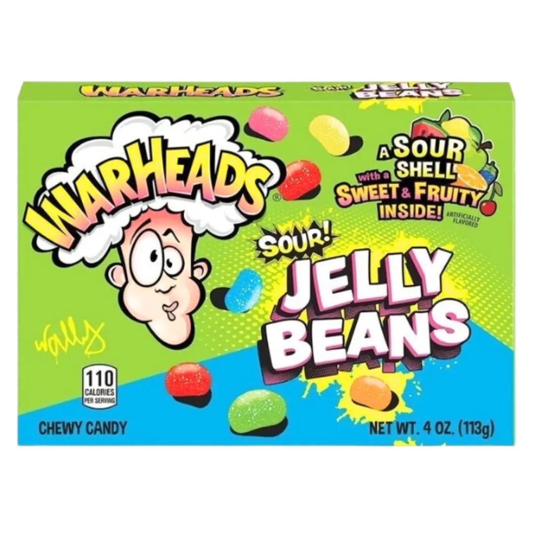 Warheads Sour Jelly Beans 113g MHD 15.01.25 Product vendor