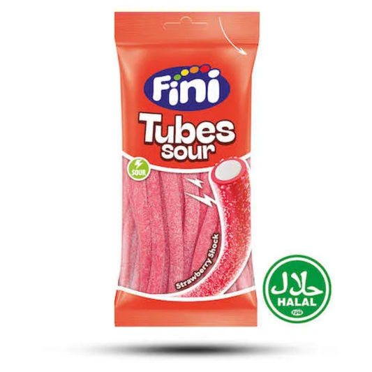Fini Sour Strawberry Pencils Halal 75g