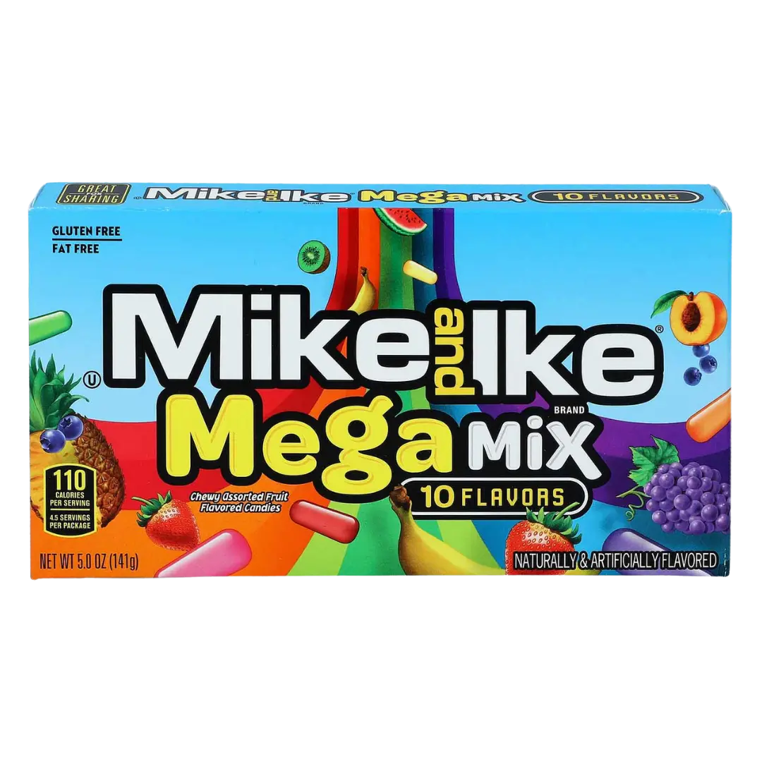 Mike & Ike Mega Mix 10 Flavours 141g Product vendor