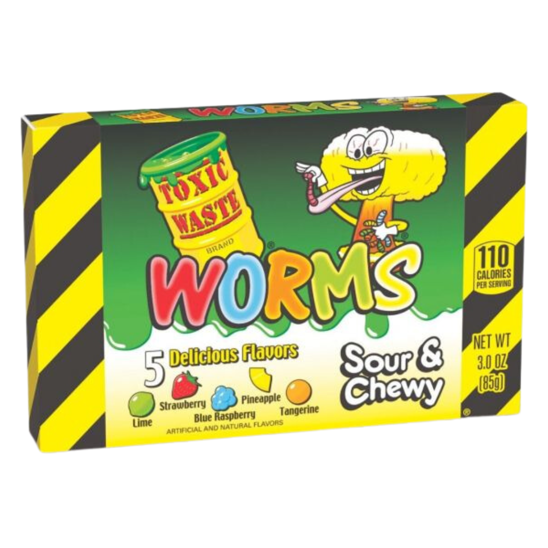 Toxic Waste Theatre Box Sour Worms 85g Product vendor