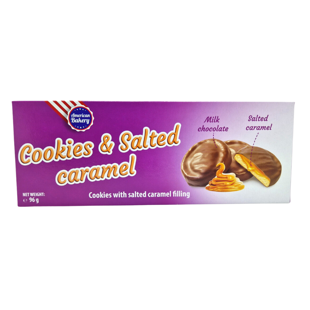 American Bakery Cookies & Salted Caramel 96g Product vendor