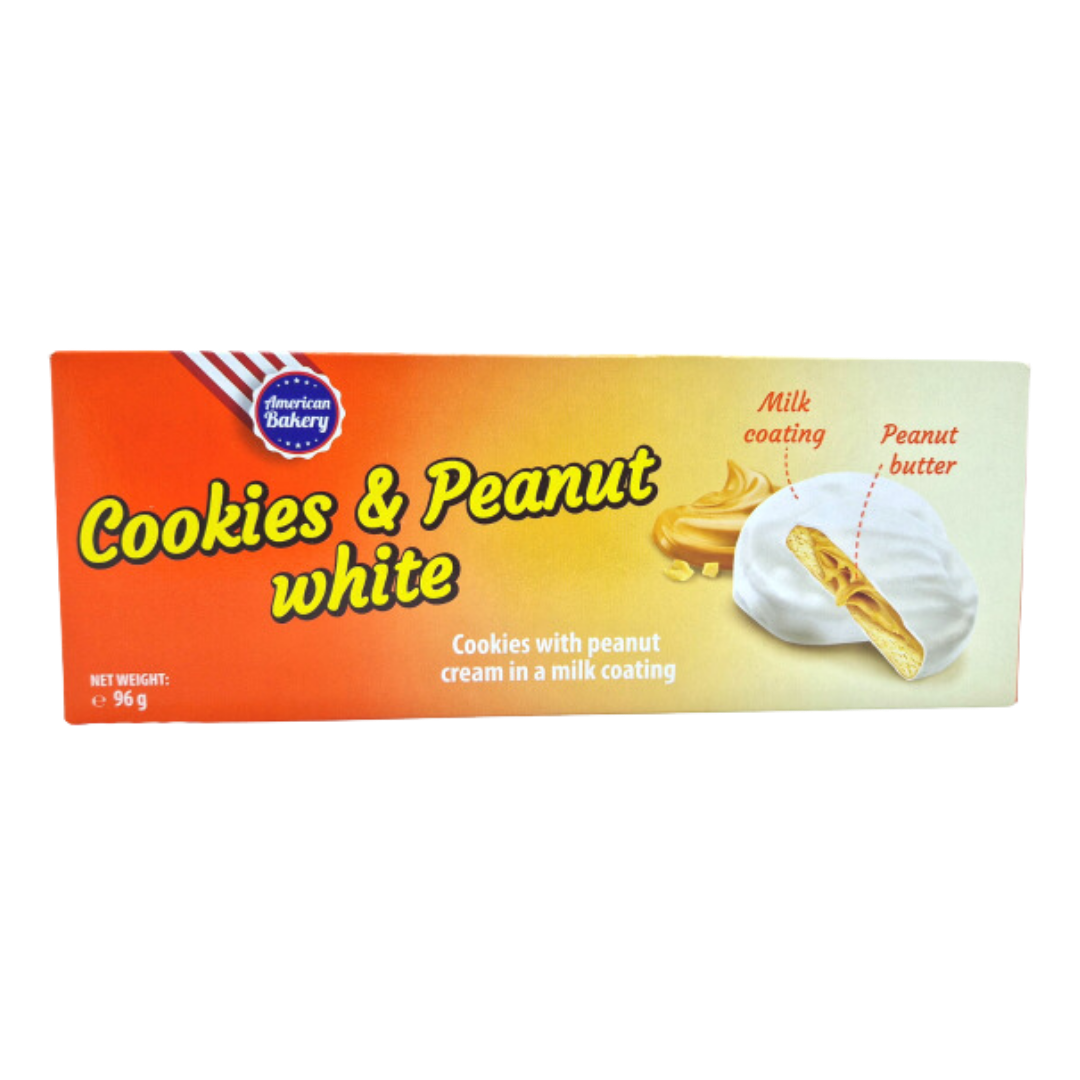 American Bakery Cookies & Peanut White 96g Product vendor