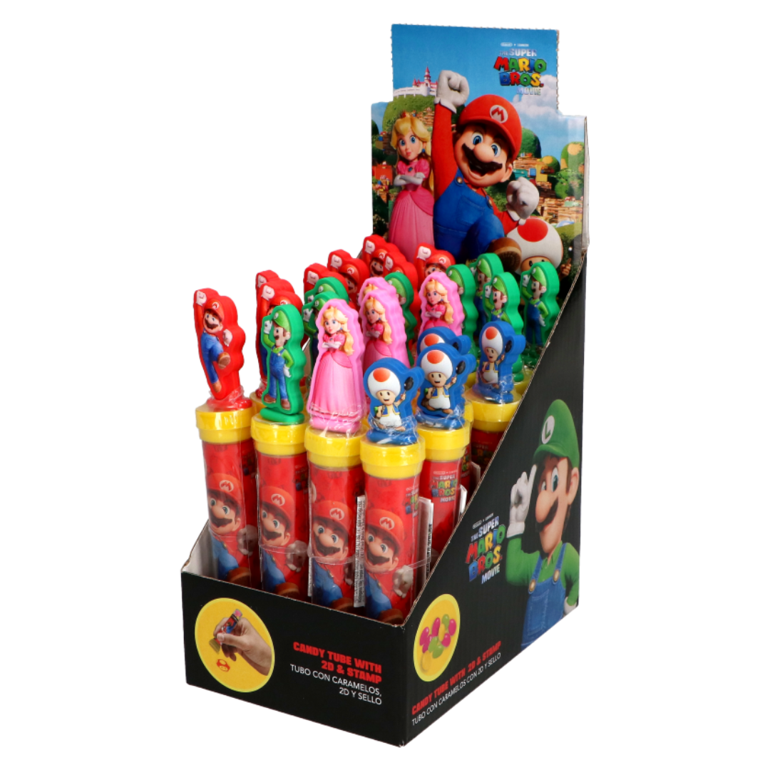 Super Mario Stamp Tube Jellies 8g Product vendor