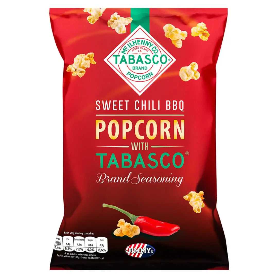 Jimmy's Tabasco Popcorn BBQ 90g Product vendor