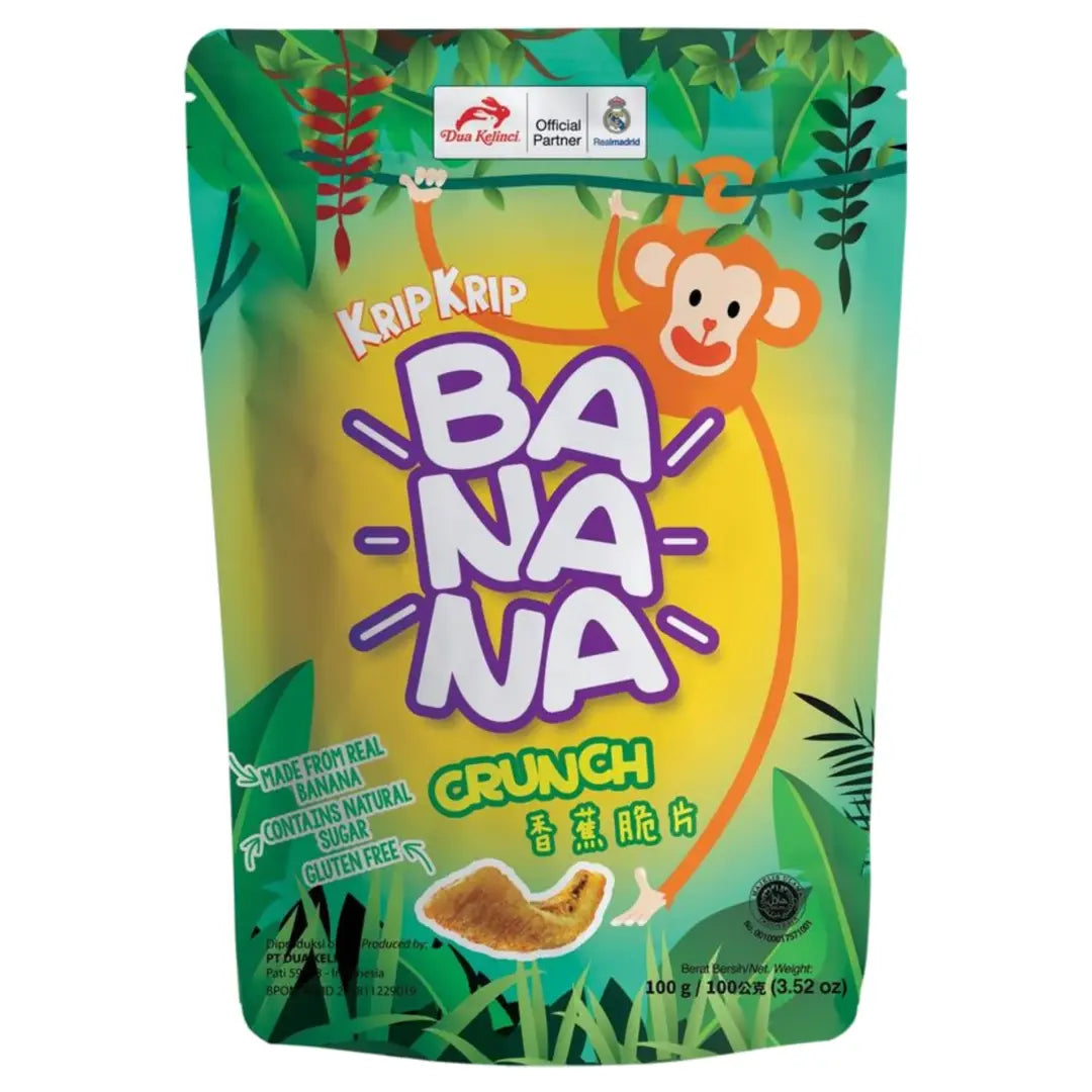 Dua Kelinci Krip Krip Banana Crunch 100g Product vendor