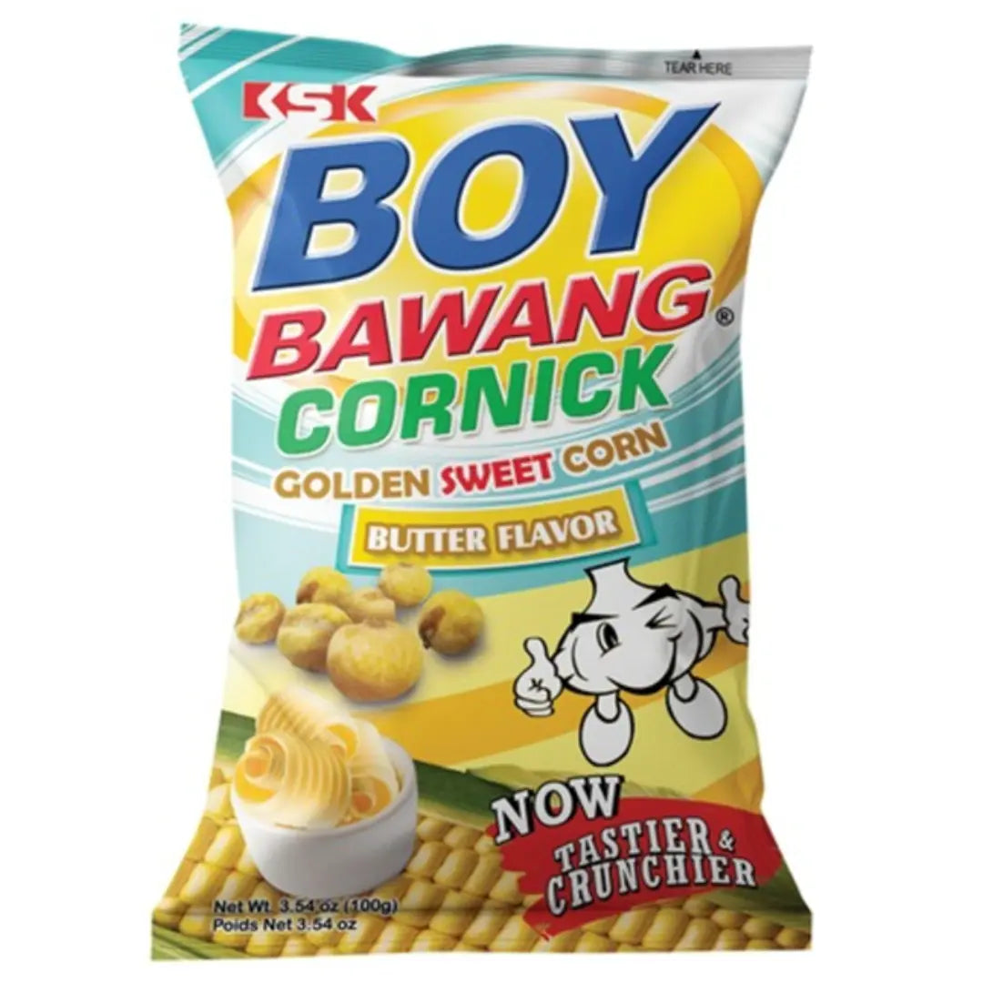 Boy Bawang Corn Snack Golden Sweet Butter Flavor 100g Product vendor