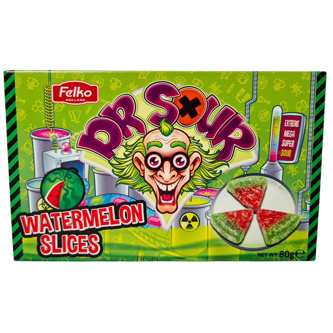 Dr. Sour Watermelon Slices 80g Product vendor