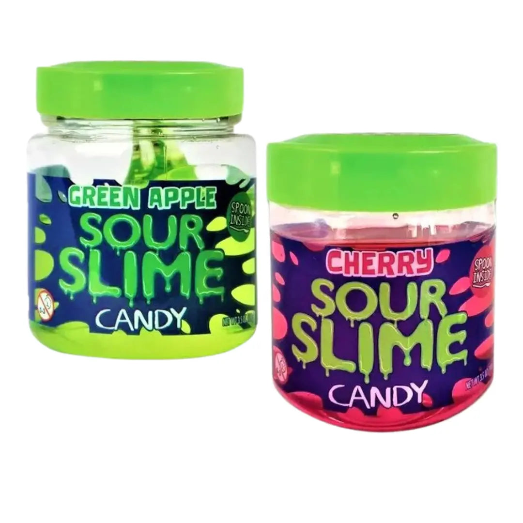 Candy Sour Slime Green Apple Cherry 100g Product vendor