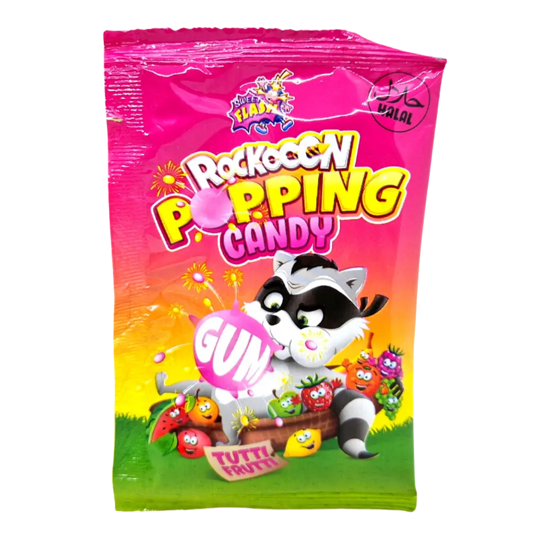 Rockooon Popping Candy Gum Tutti Frutti 8g Product vendor