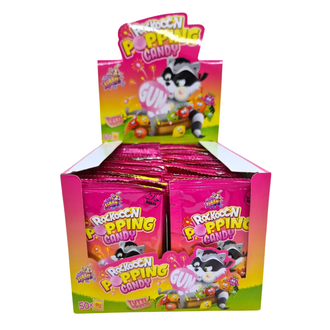 Rockooon Popping Candy Gum Tutti Frutti 8g Product vendor