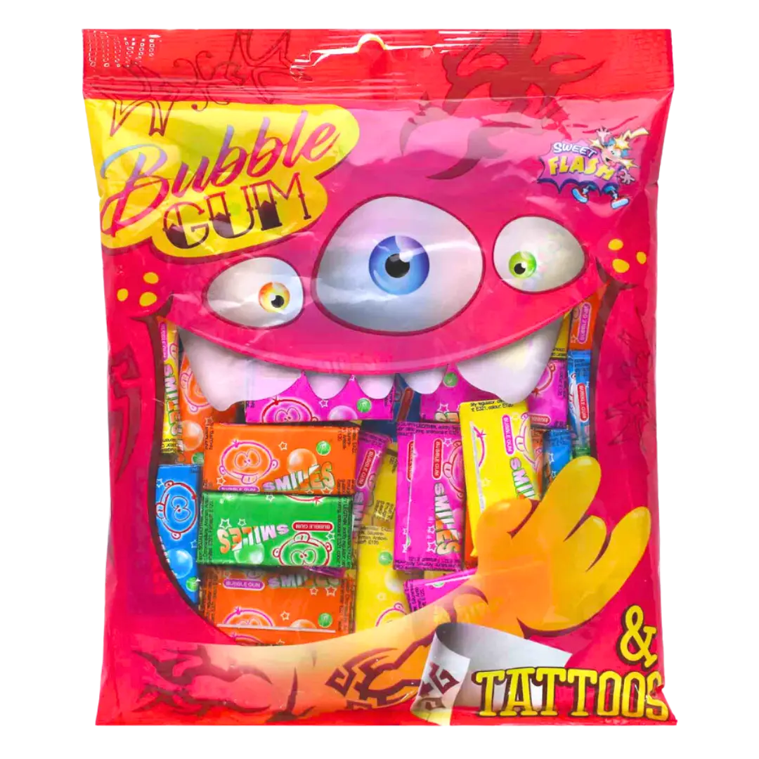 Sweet Flash Tattoo Bubble Gum 125g Product vendor