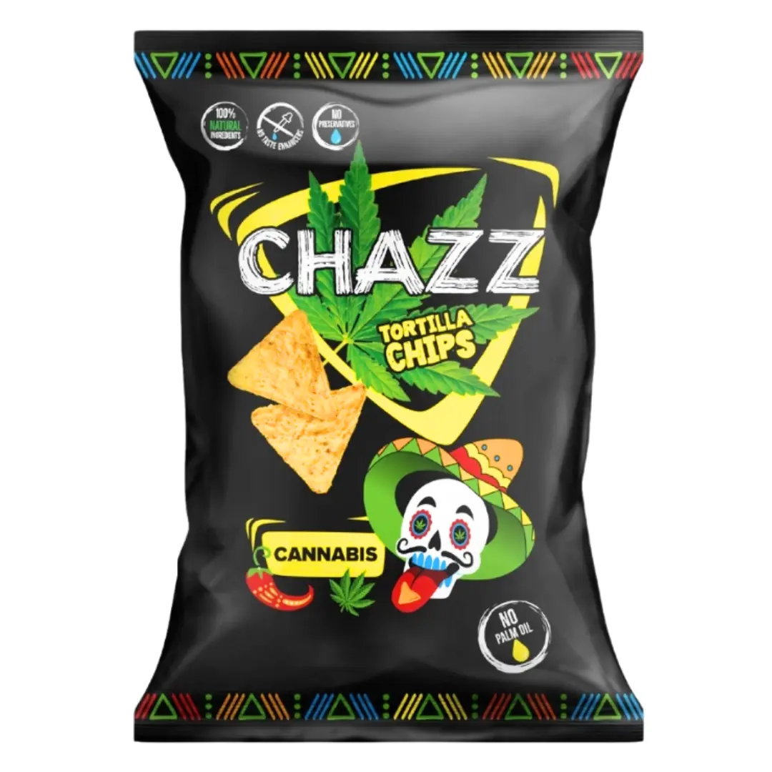 Chazz Tortilla Chips Cannabis & Jalapeno 100g Product vendor