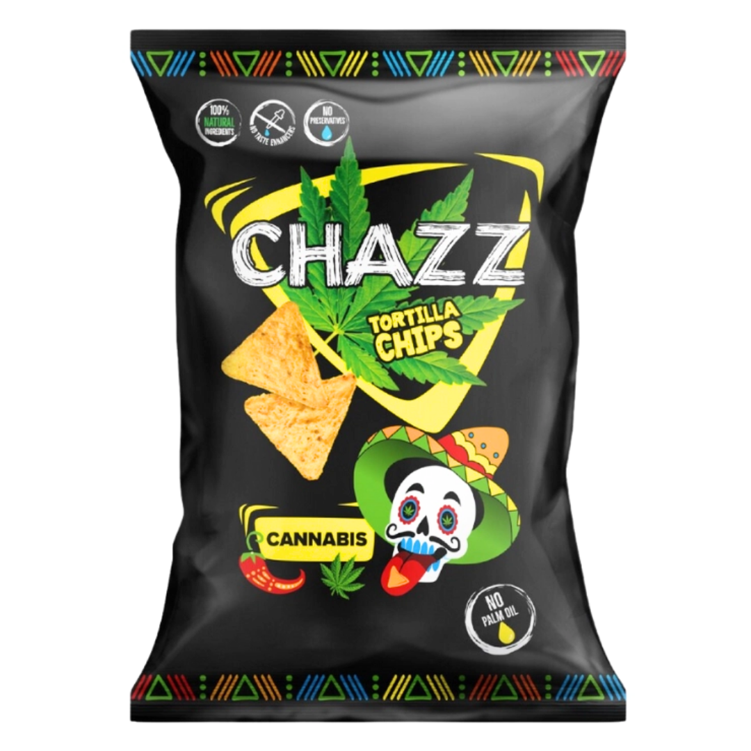 Chazz Tortilla Chips Cannabis & Jalapeno 100g Product vendor
