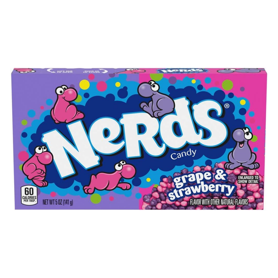 Nerds box Grape / Strawberry 141g Product vendor