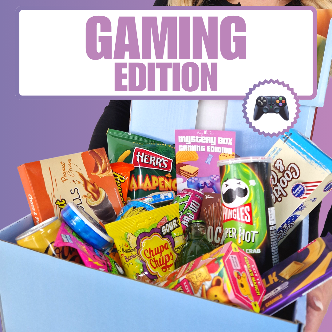 Mystery Box Gaming Edition KingCans ⦁ Sweets & Drinks aus aller Welt