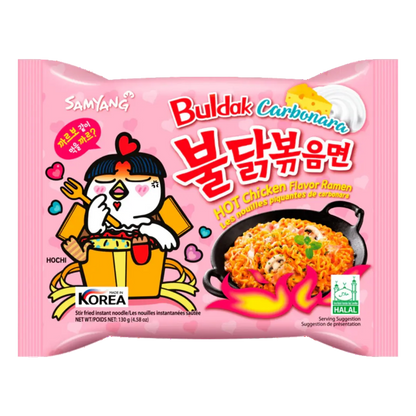 Samyang Carbonara Hot Chicken Ramen Noodles Korea 130g Product vendor