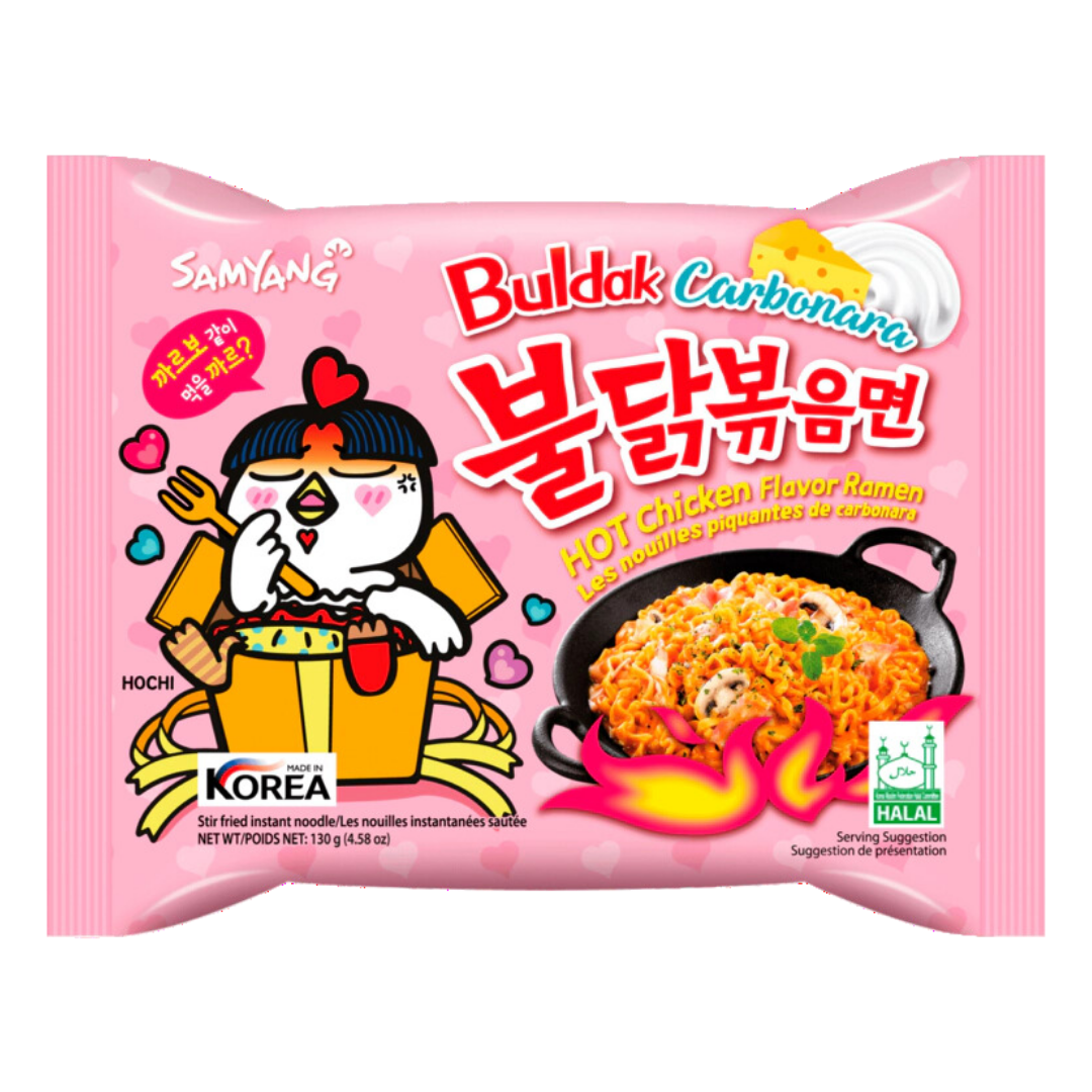 Samyang Carbonara Hot Chicken Ramen Noodles Korea 130g Product vendor