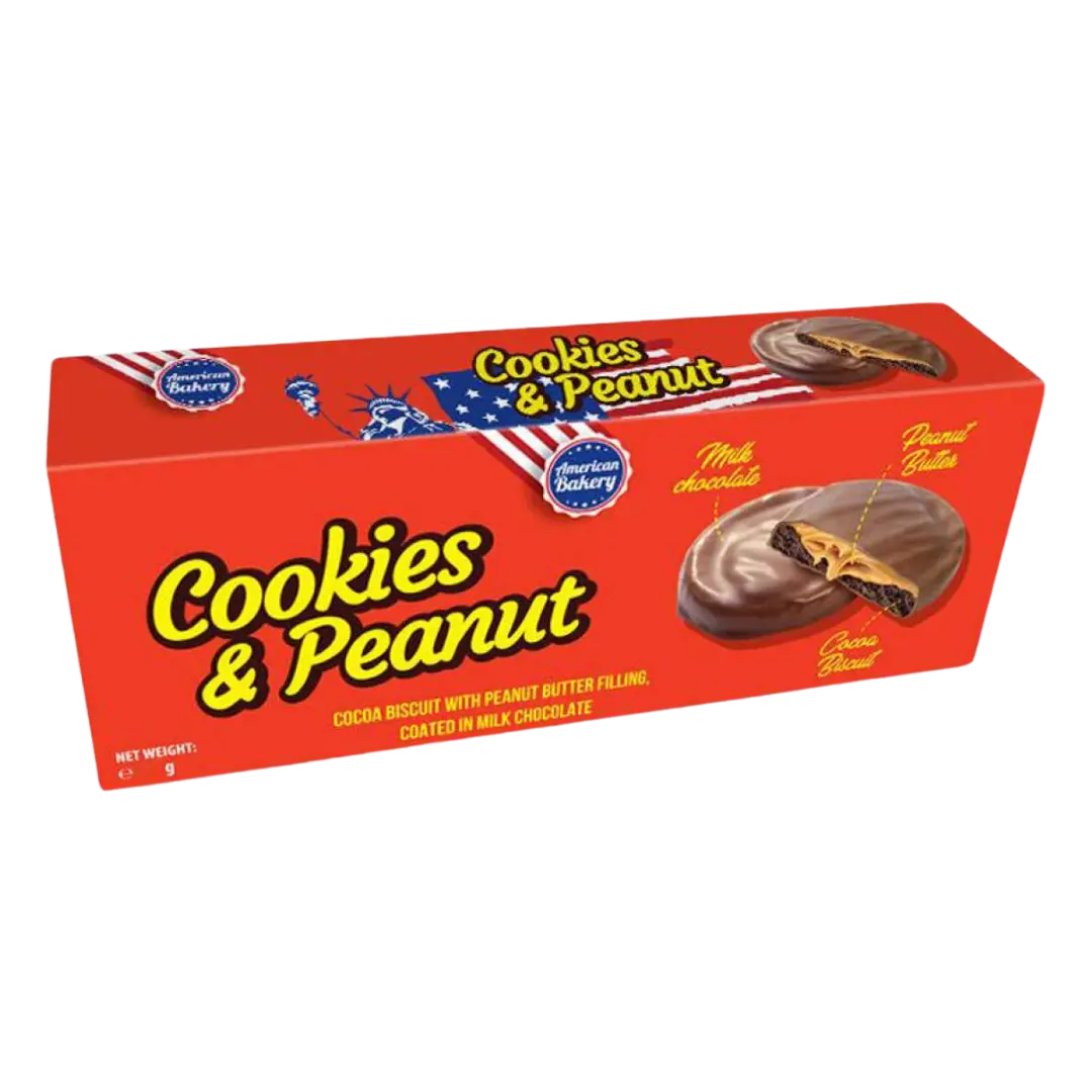 American Bakery Cookies & Peanut 96g Product vendor