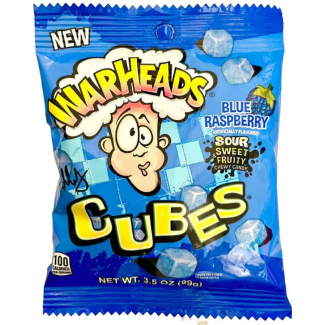 Warheads Cubes Blue Raspberry 99g MHD 08/2025 Product vendor