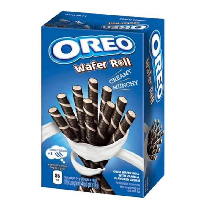 Oreo Wafer Roll Vanilla Thailand 54g