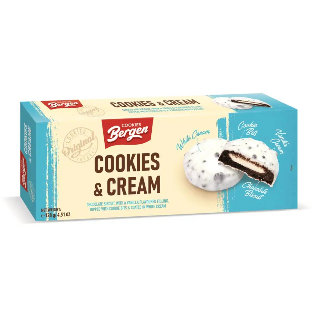Bergen Obsession Cookies & Cream Vanilla 128g Product vendor