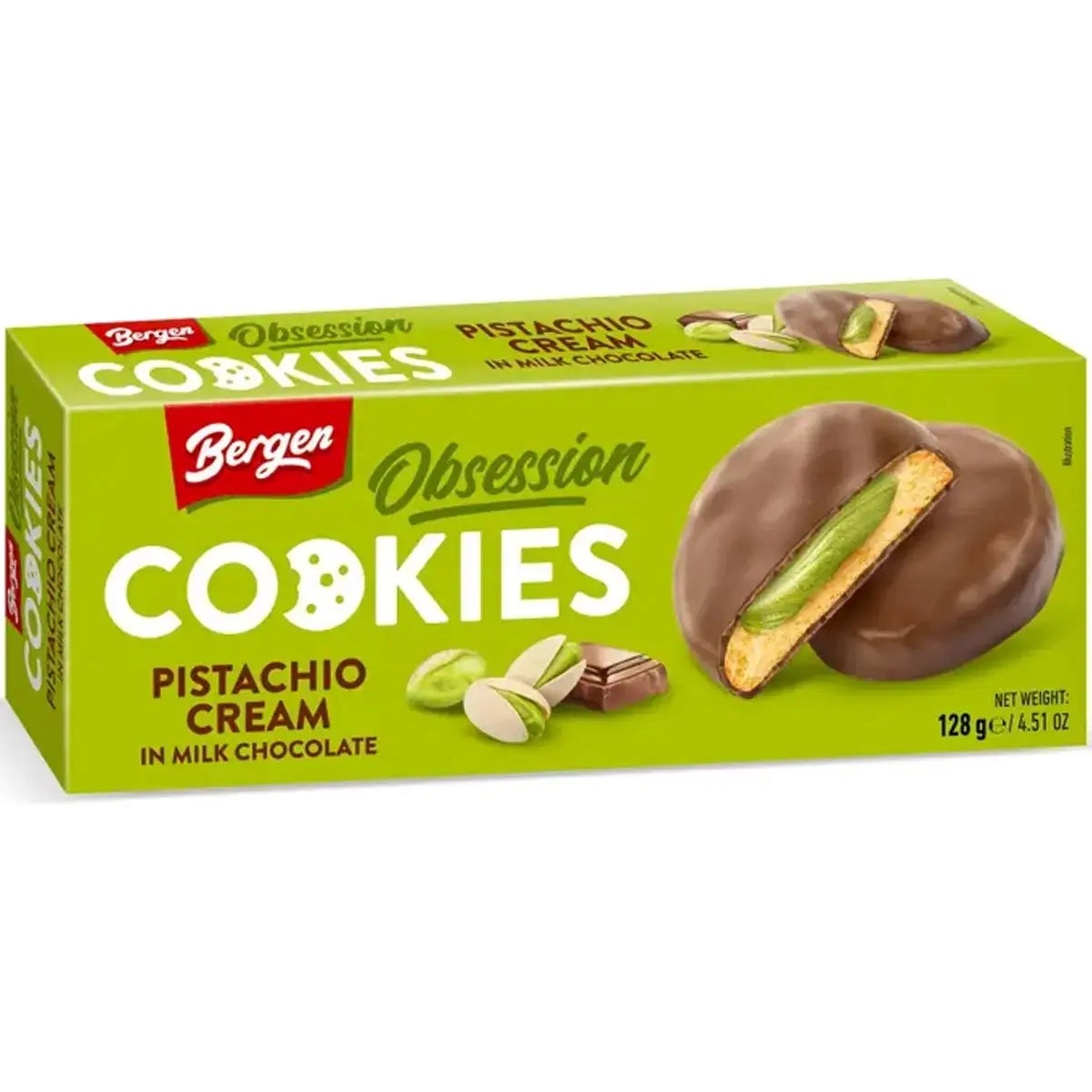 Bergen Obsession Pistachio Milk Chocolate 128g Product vendor