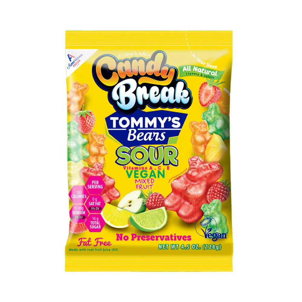 Tommy's Bears Sour 128g Product vendor