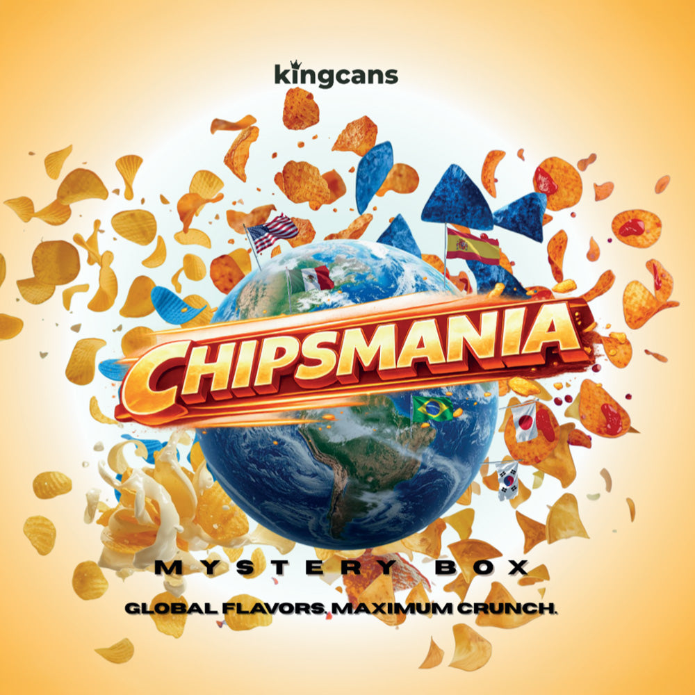 ChipsMania Mystery Box mit internationalen Chips und Knabbereien