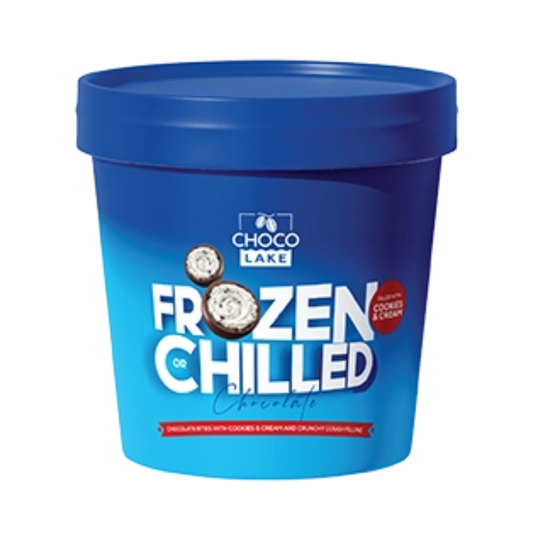 Choco Lake Chocolate Bites Cookies & Cream Crunchy Dough Filling 200g