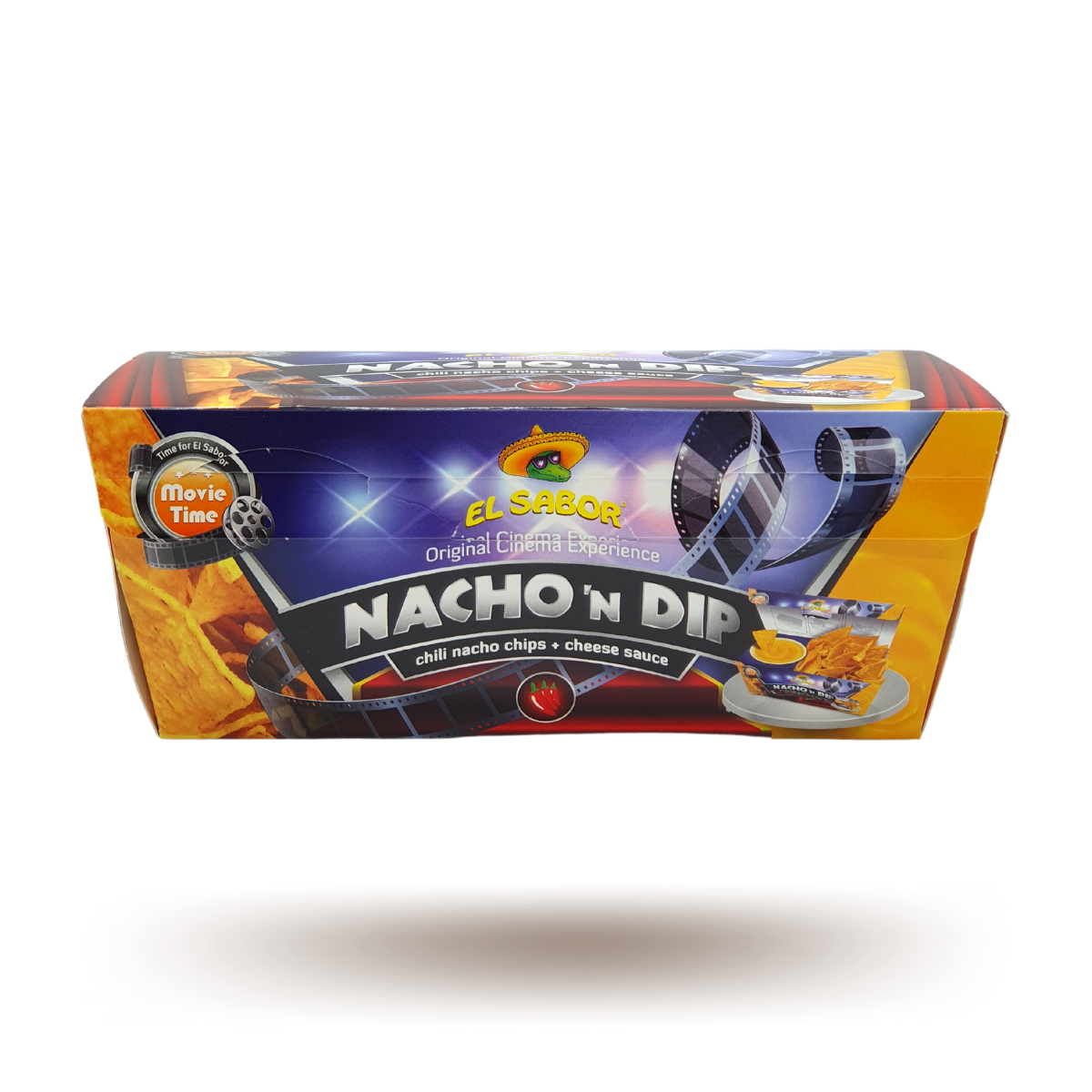 El Sabor Nacho`n Dip Chili Nacho Chips + Cheese Sauce 175g