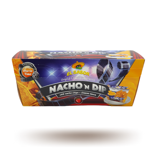El Sabor Nacho 'n Dip Chili Nacho Chips + Cheese Sauce 175g