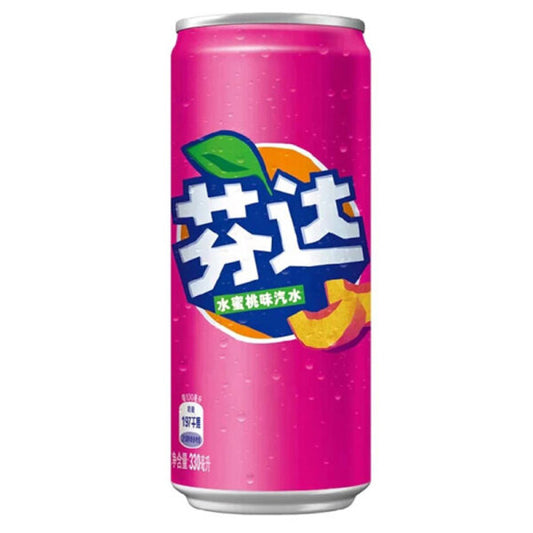 Fanta White Peach Alu Can Japan 300ml