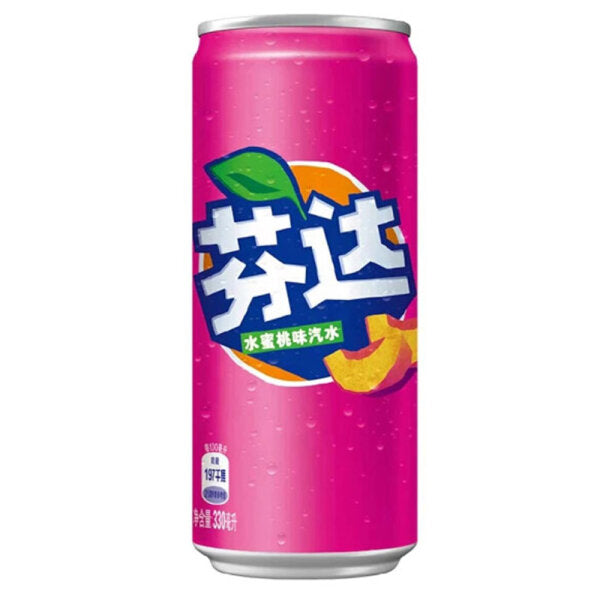 Fanta White Peach Alu Can Japan 300ml
