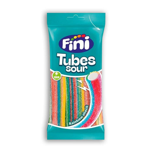 Fini Sour Rainbow Tubes Halal 75g