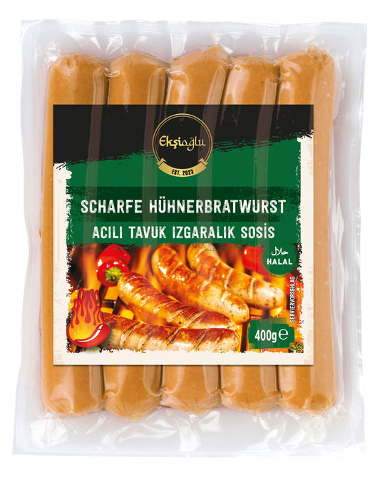 Eksioglu Sosis - Scharfe Hühnerbratwurst 400g