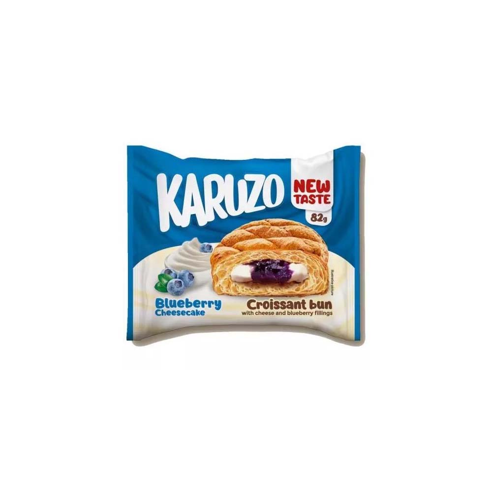 Karuzo Croissant Blueberry 24 x 82g