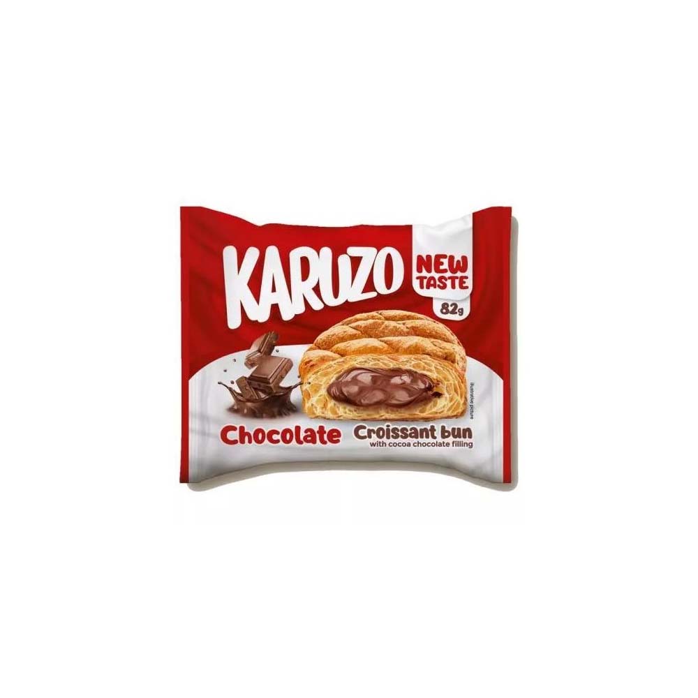 Karuzo Croissant Chocolate Cream 24 x 82g