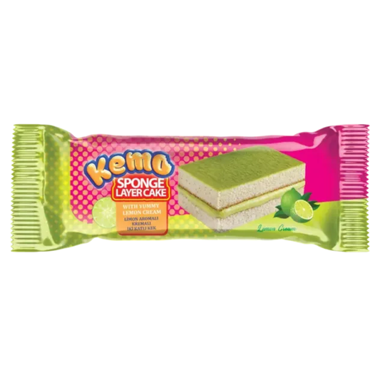 Kemo Sponge Layer Cake - Lemon Cream 35g