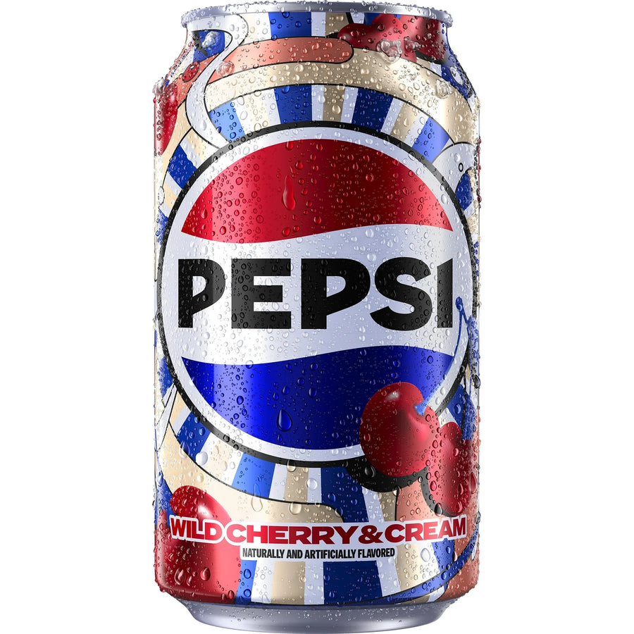 Pepsi Wild Cherry & Cream 355ml - MHD 06.07.2026